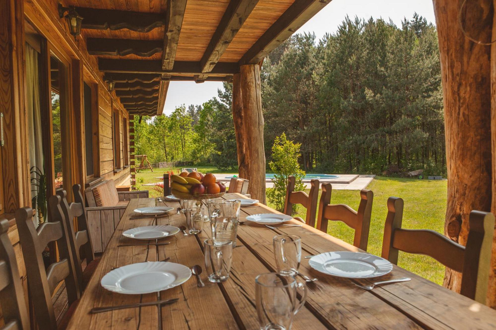 Dworek Ogrodniki, Caloroczny Dom Na Wylacznosc, Basen, Sauna, Las, Staw Rybny, Altana Grillowa, Ognisko, Pianino, Kominek, Piec Chlebowy, Duza Ogrodzona Posesja Tuczna Exterior foto