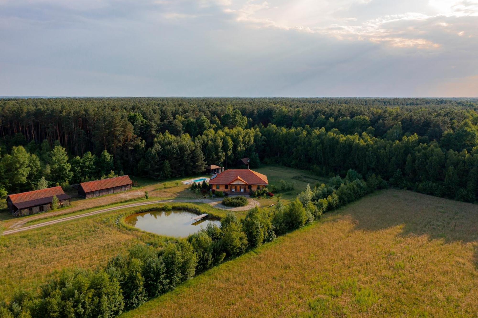 Dworek Ogrodniki, Caloroczny Dom Na Wylacznosc, Basen, Sauna, Las, Staw Rybny, Altana Grillowa, Ognisko, Pianino, Kominek, Piec Chlebowy, Duza Ogrodzona Posesja Tuczna Exterior foto